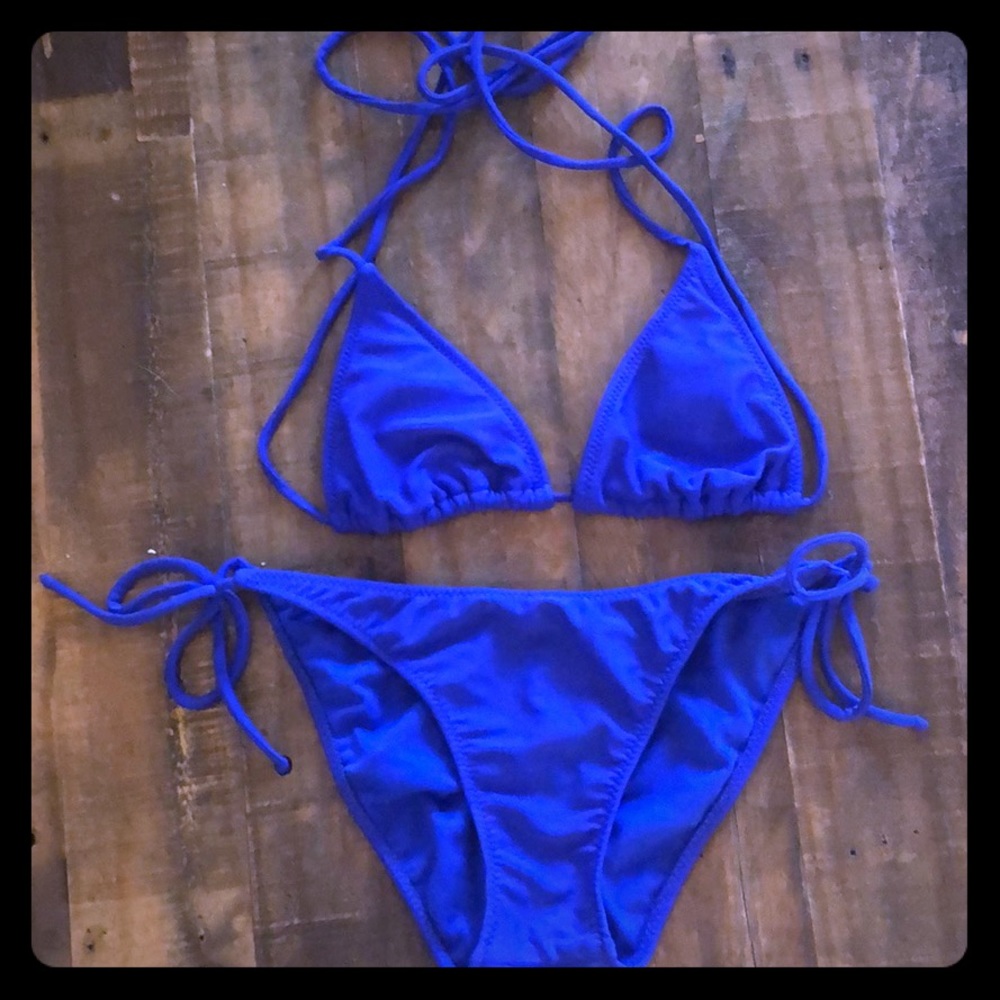 Neon Royal Blue Bikini